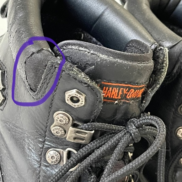 Harley-Davidson Black Hiking Riding Boots - Picture 11 of 15